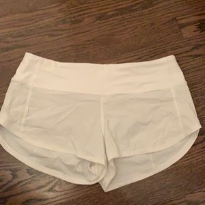 Lululemon white shorts
